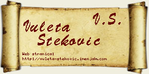 Vuleta Steković vizit kartica